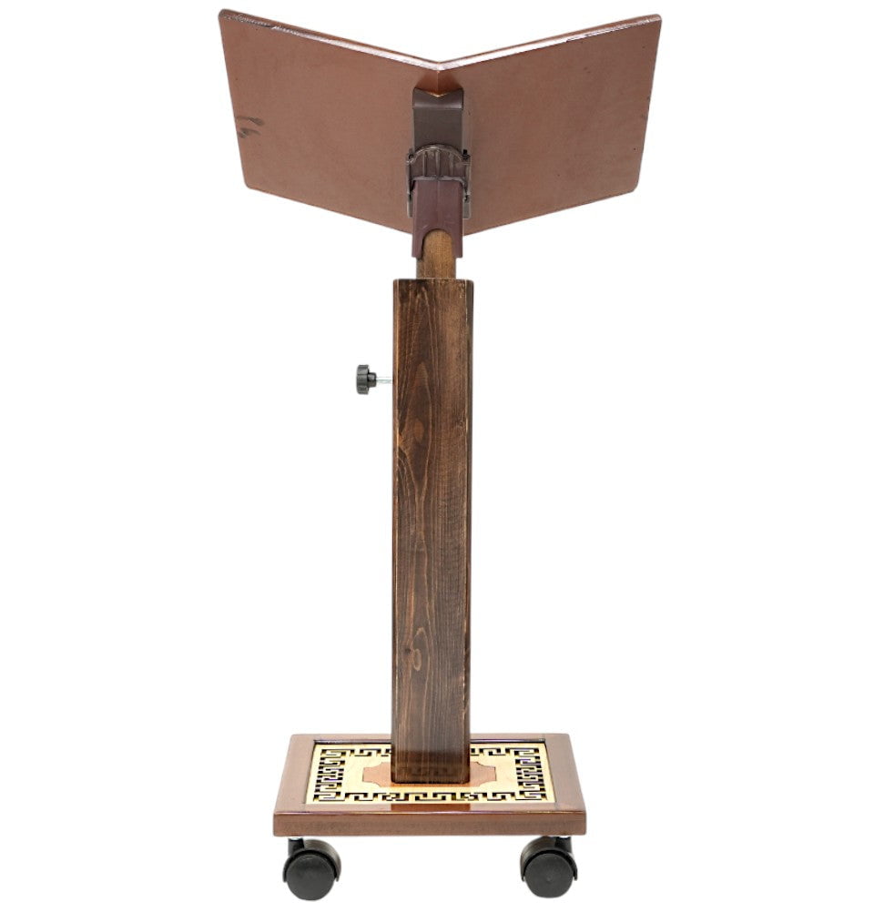 Modefa Islamic Decor Islamic Adjustable Quran Stand Rahle with Wheels - X-Large Maze #25-1