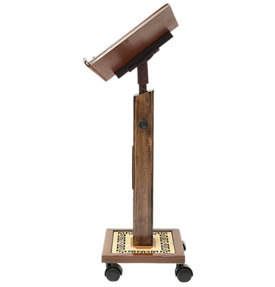 Modefa Islamic Decor Islamic Adjustable Quran Stand Rahle with Wheels - X-Large Maze #25-1