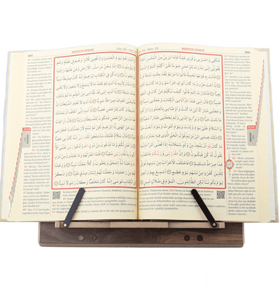 Modefa Islamic Decor Islamic Geometric Wooden Quran Stand Foldable Rahle