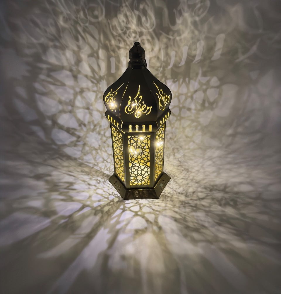Modefa Islamic Decor Islamic Holiday Decor | Andalusia Lantern 13in - Gold
