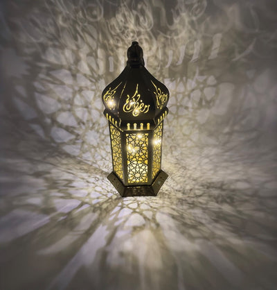 Modefa Islamic Decor Islamic Holiday Decor | Andalusia Lantern 13in - Gold