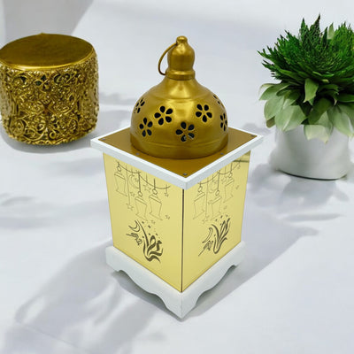 Modefa Islamic Decor Islamic Holiday Decor | Marhaba Ramadan Lantern 12.5in - Gold
