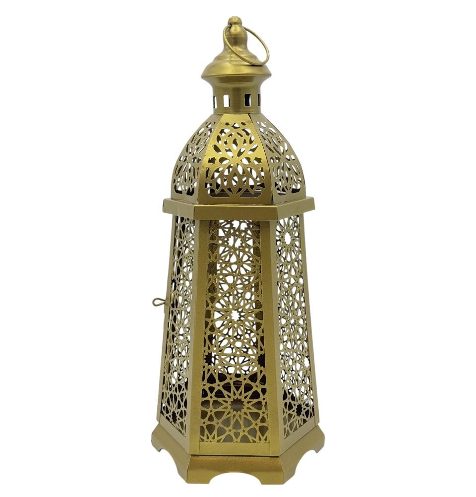 Modefa Islamic Decor Islamic Holiday Decor | Selcuk Star Lantern 13in - Gold