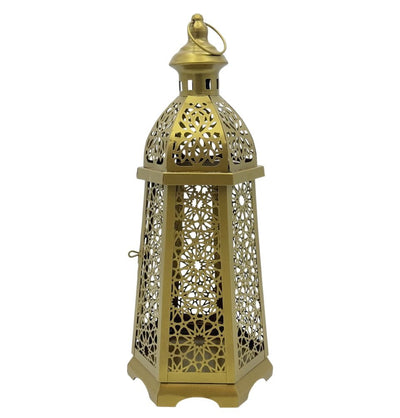 Modefa Islamic Decor Islamic Holiday Decor | Selcuk Star Lantern 13in - Gold