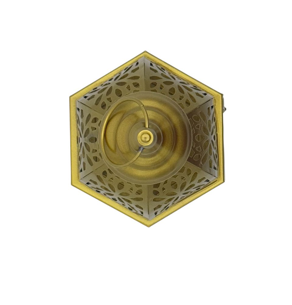Modefa Islamic Decor Islamic Holiday Decor | Selcuk Star Lantern 13in - Gold
