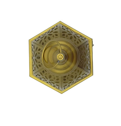 Modefa Islamic Decor Islamic Holiday Decor | Selcuk Star Lantern 13in - Gold