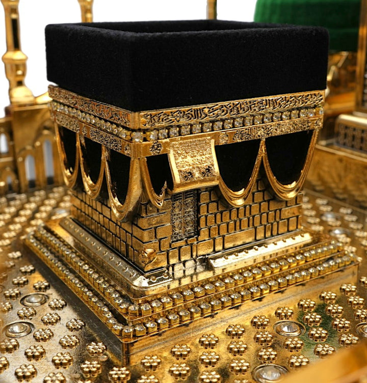 Islamic Table Decor 99 Names of Allah Kaaba Clock Tower Replica – Masj