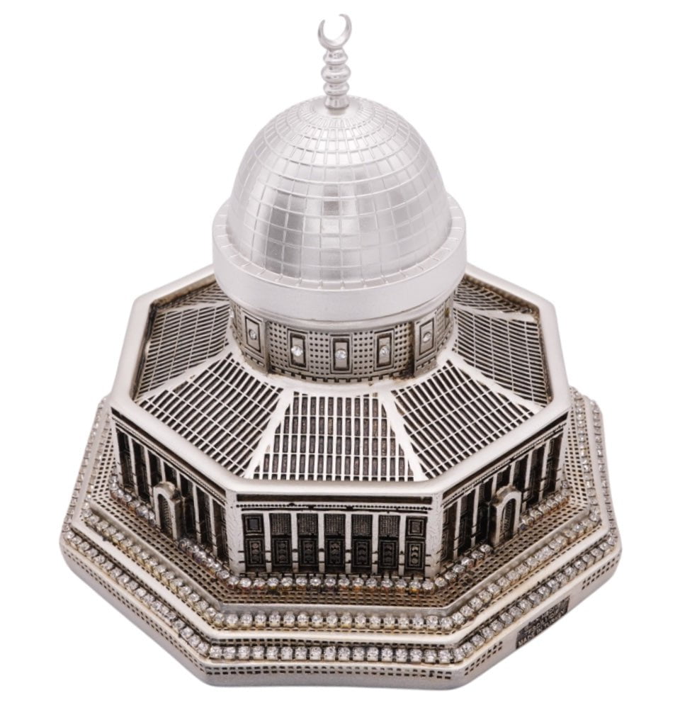 Modefa Islamic Decor Islamic Table Decor | Al Aqsa Dome of the Rock Replica - Silver