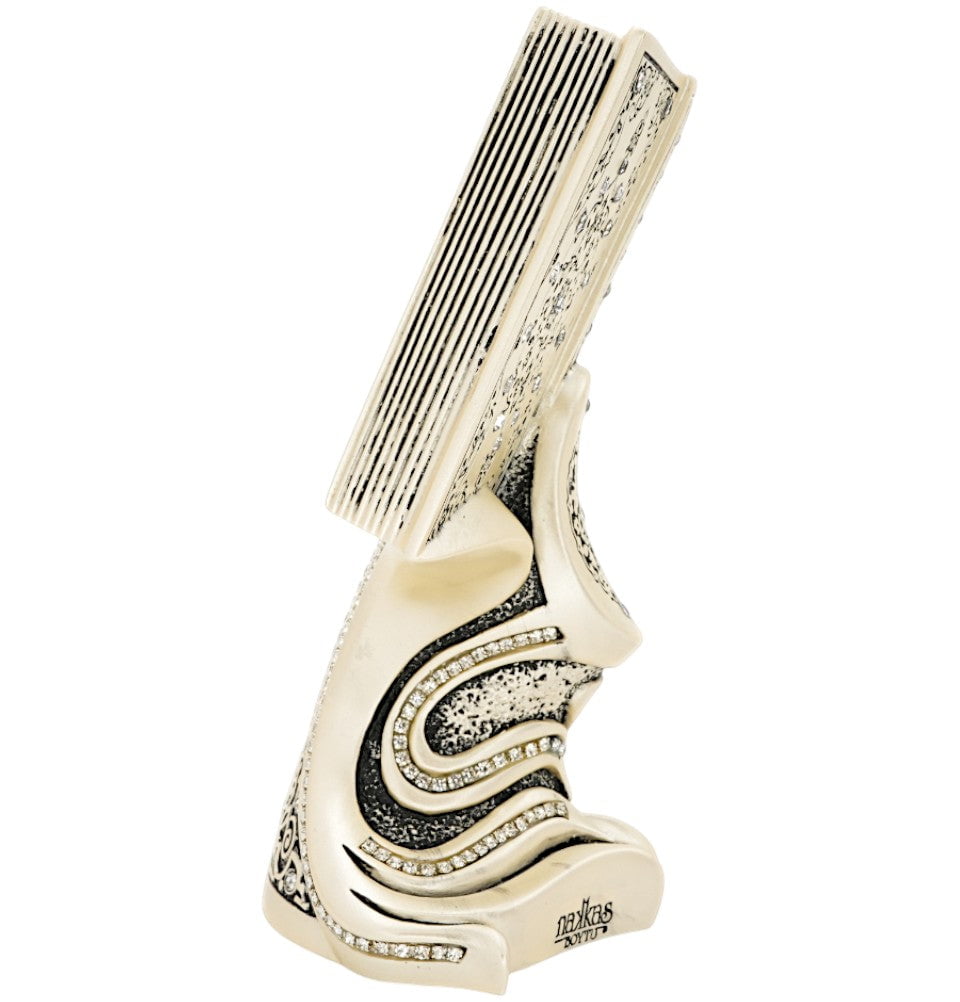 Modefa Islamic Decor Islamic Table Decor | Quran Open Book with Al-Fatiha & Ayatul Kursi | Mother of Pearl 181-3F