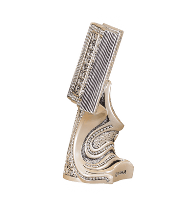 Modefa Islamic Decor Islamic Table Decor | Quran Open Book with Al-Fatiha & Surah Al-Baqarah | Mother of Pearl 180-3F