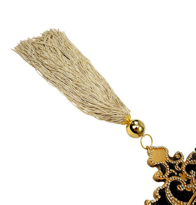 Modefa Islamic Decor Islamic Wall Decor Elif Nur Clock Ayatul Kursi - Gold