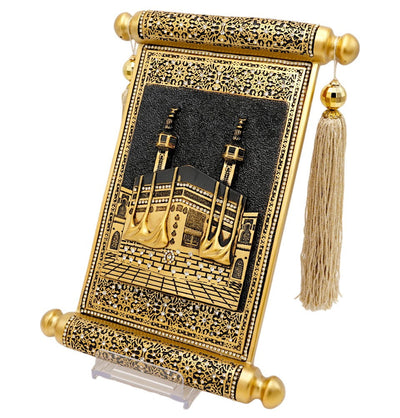 Modefa Islamic Decor Islamic Wall Decor Selcuk Scroll with Kabaa