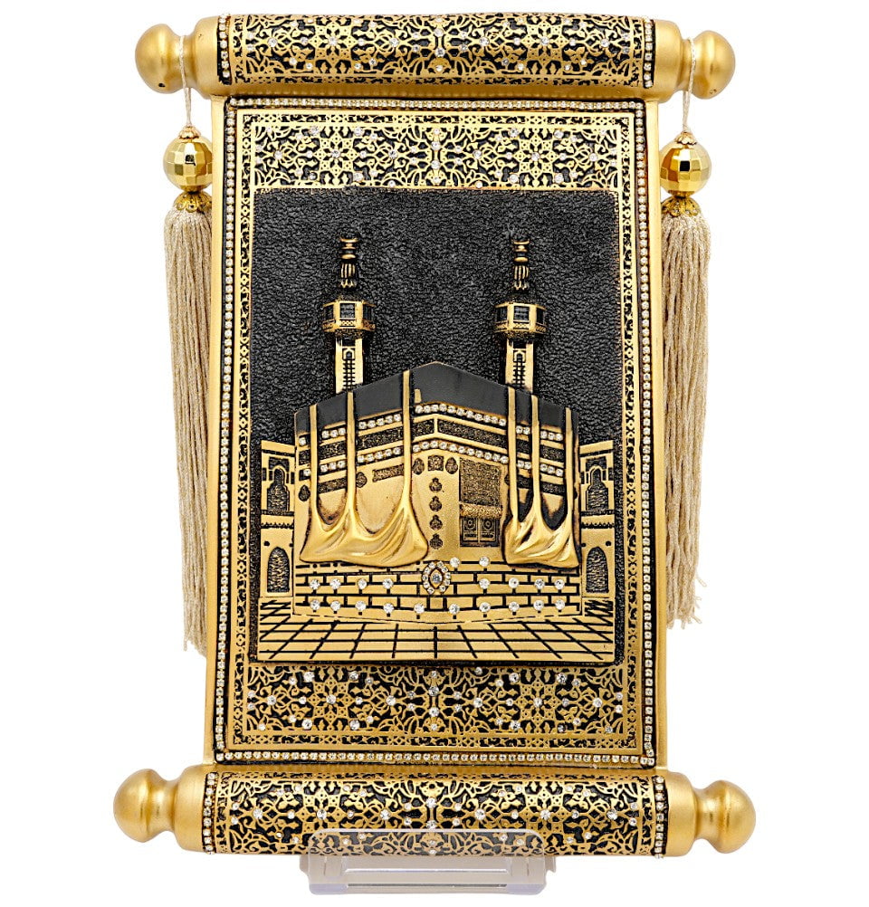 Modefa Islamic Decor Islamic Wall Decor Selcuk Scroll with Kabaa