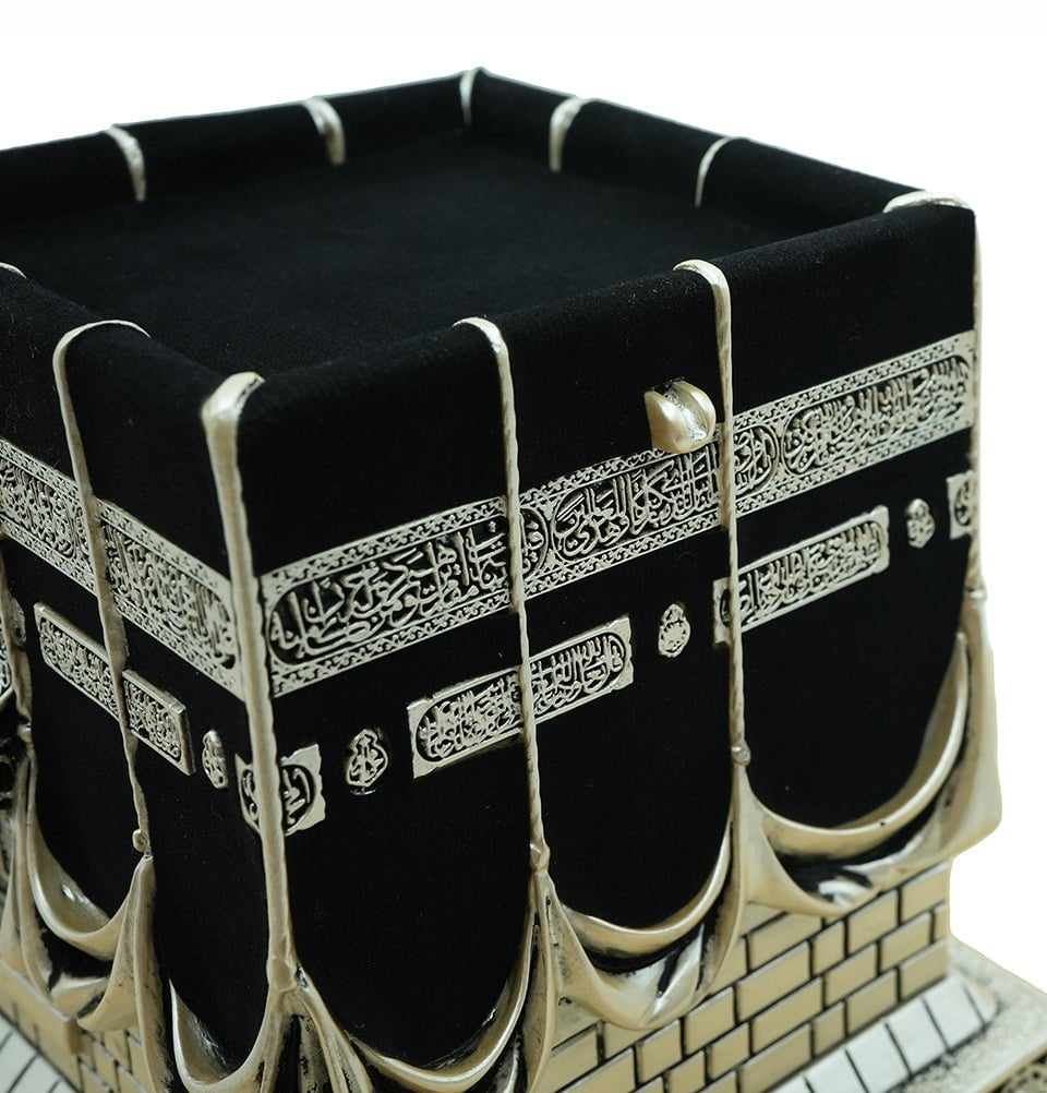 Modefa Islamic Decor Large Islamic Home Table Decor Kaba Replica Model Showpiece Bookend Eid Gift - Large, Mother of Pearl