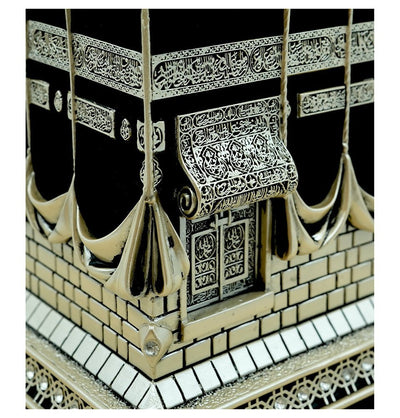 Modefa Islamic Decor Large Islamic Home Table Decor Kaba Replica Model Showpiece Bookend Eid Gift - Large, Mother of Pearl