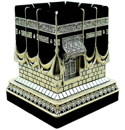 Modefa Islamic Decor Large Islamic Home Table Decor Kaba Replica Model Showpiece Bookend Eid Gift - Large, Mother of Pearl