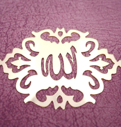 Modefa Islamic Decor Pink Holy Quran in Keepsake Velvet Gift Case - Pink