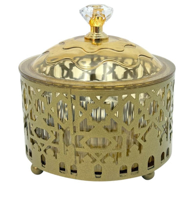 Modefa Islamic Decor Ramadan Candy Dish with Star & Minaret Motif