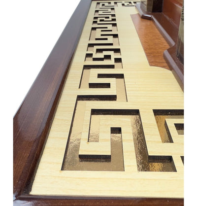 Modefa Islamic Decor Wide Islamic Adjustable Quran Stand Rahle with Wheels