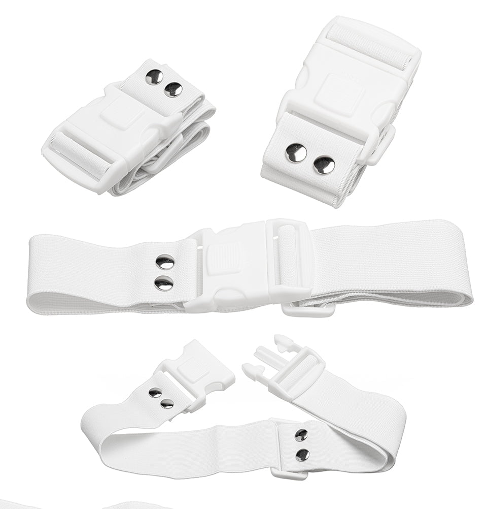 Modefa Islamic Ihram Elastic Adjustable Belt for Hajj & Umrah - White