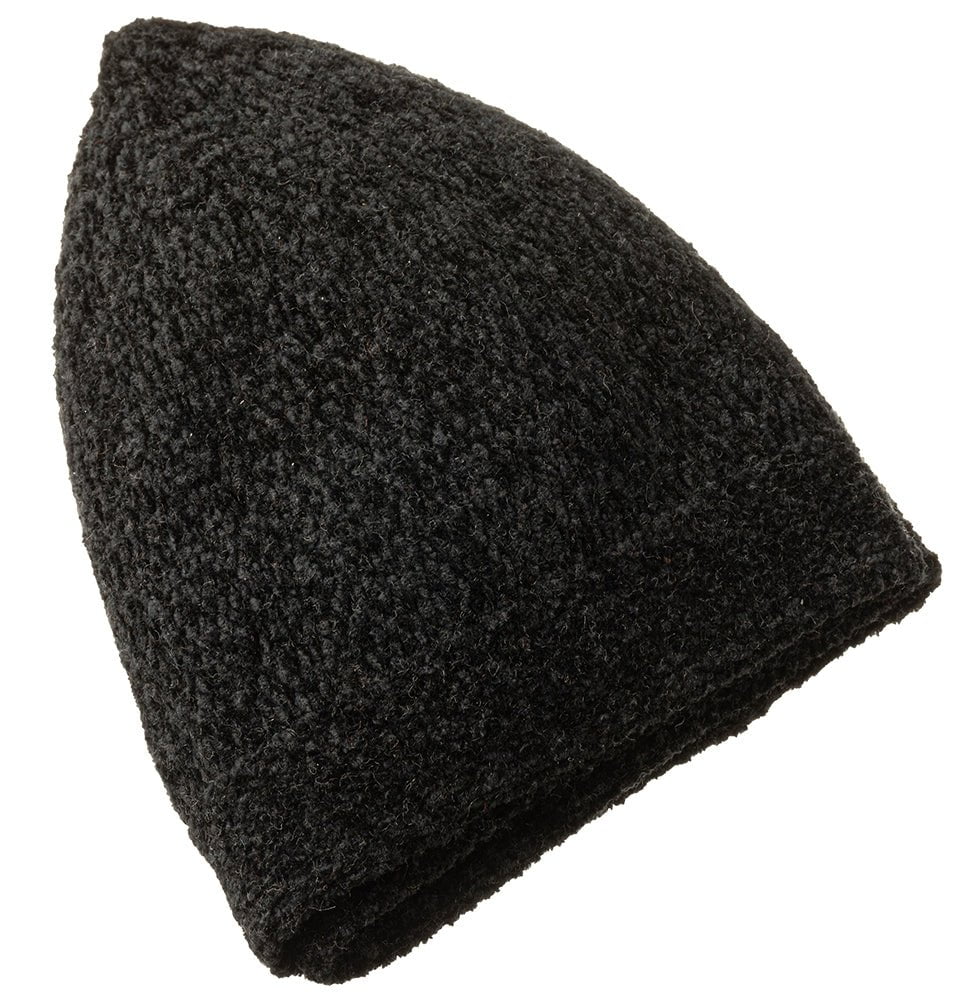 Modefa Kufi Black Men's Premium Islamic Chenille Comfort Knitted Kufi - Black