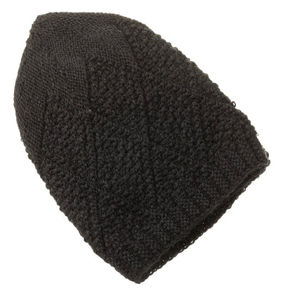 Modefa Kufi Black Men's Premium Islamic Diamond Knitted Kufi - Black
