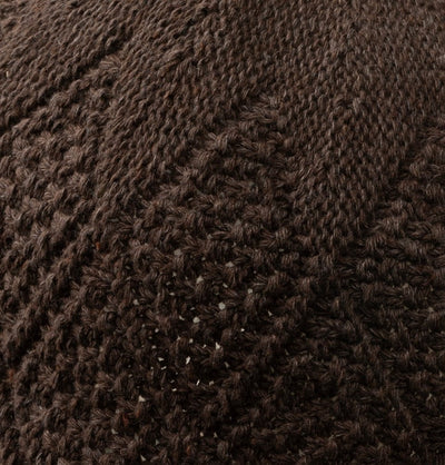 Modefa Kufi Brown Men's Premium Islamic Diamond Knitted Kufi - Brown