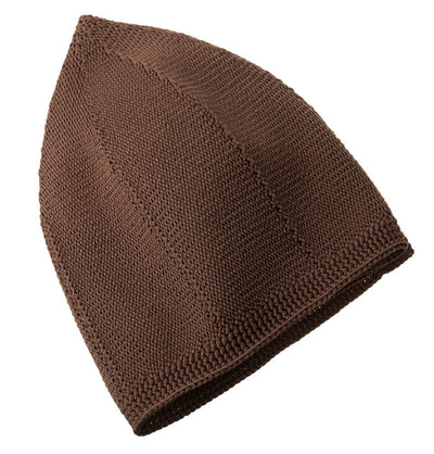 Modefa Kufi Brown Men's Premium Islamic Kubbe Knitted Kufi - Brown