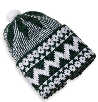 Modefa Kufi Dark Green Men's Premium Islamic Haji Knitted Kufi - Dark Green