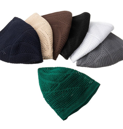 Modefa Kufi Emerald Green Men's Premium Islamic Dervish Knitted Kufi - Emerald Green