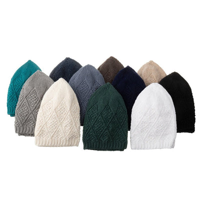 Modefa Kufi Forest Green Men's Premium Islamic Diamond Knitted Kufi - Forest Green