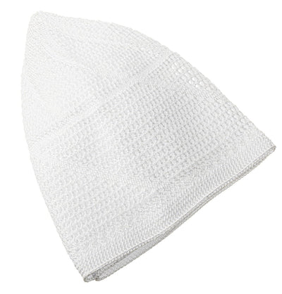 Modefa Kufi Fresh White Men's Premium Islamic Dervish Knitted Kufi - Fresh White