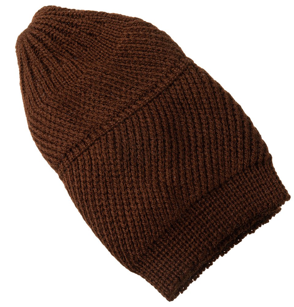 Men's Premium Islamic Cozy Knitted Kufi - Gingerbread Brown