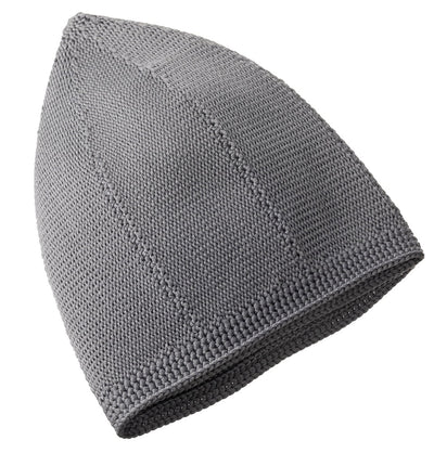 Modefa Kufi Grey Men's Premium Islamic Kubbe Knitted Kufi - Grey