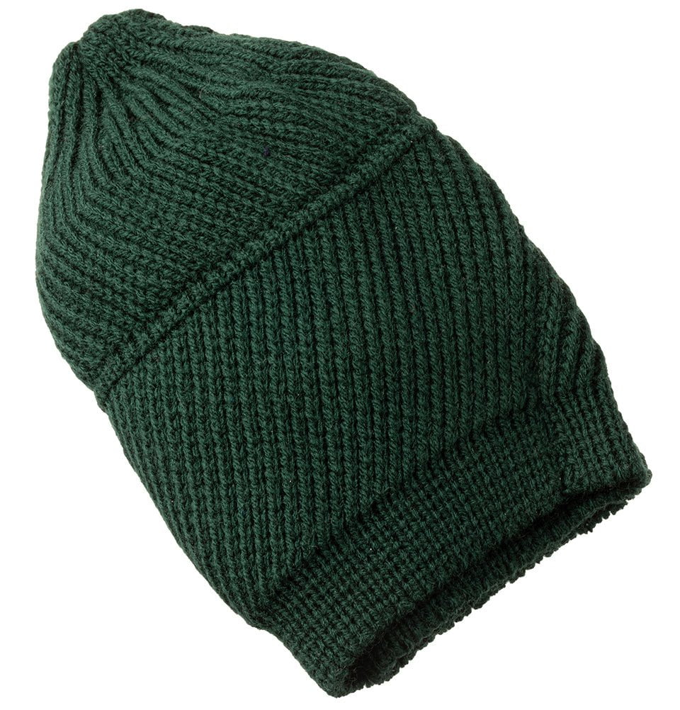 Men's Premium Islamic Cozy Knitted Kufi - Hunter Green