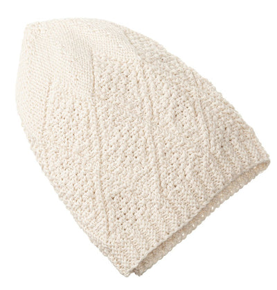 Modefa Kufi Ivory Men's Premium Islamic Diamond Knitted Kufi - Ivory
