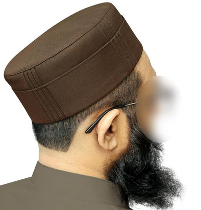 Modefa Kufi Men's Islamic Soft Kufi - Tailored Tawfiq - Light Brown