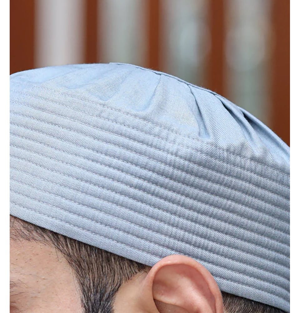 Modefa Kufi Men's Soft Islamic Turban Kufi - Light Grey