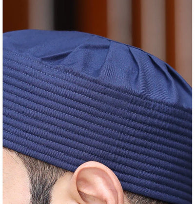 Modefa Kufi Men's Soft Islamic Turban Kufi - Navy