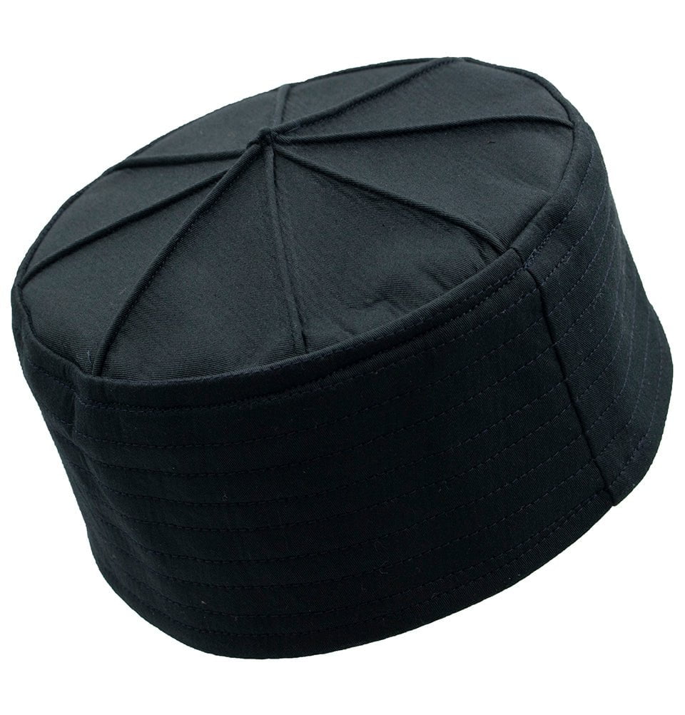 Modefa Kufi Modefa Men's Structured Kufi Hat - Lined Black