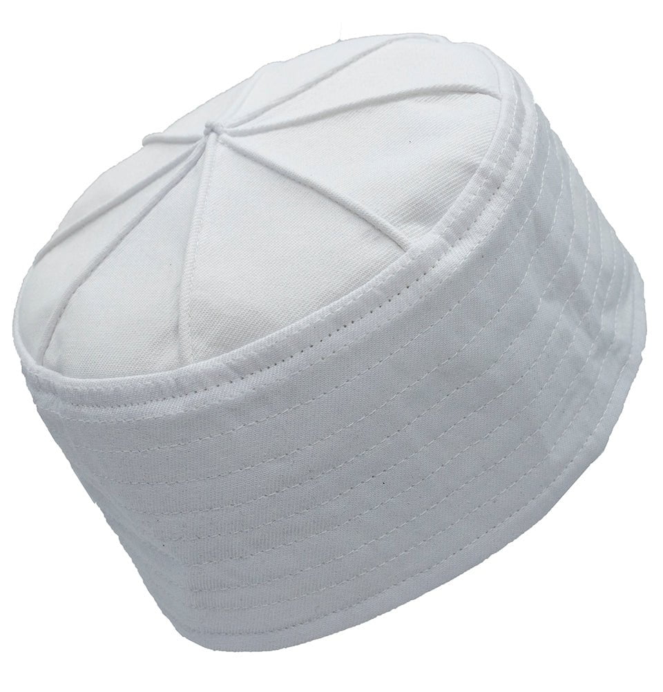 Modefa Kufi Modefa Men's Structured Kufi Hat - Lined White