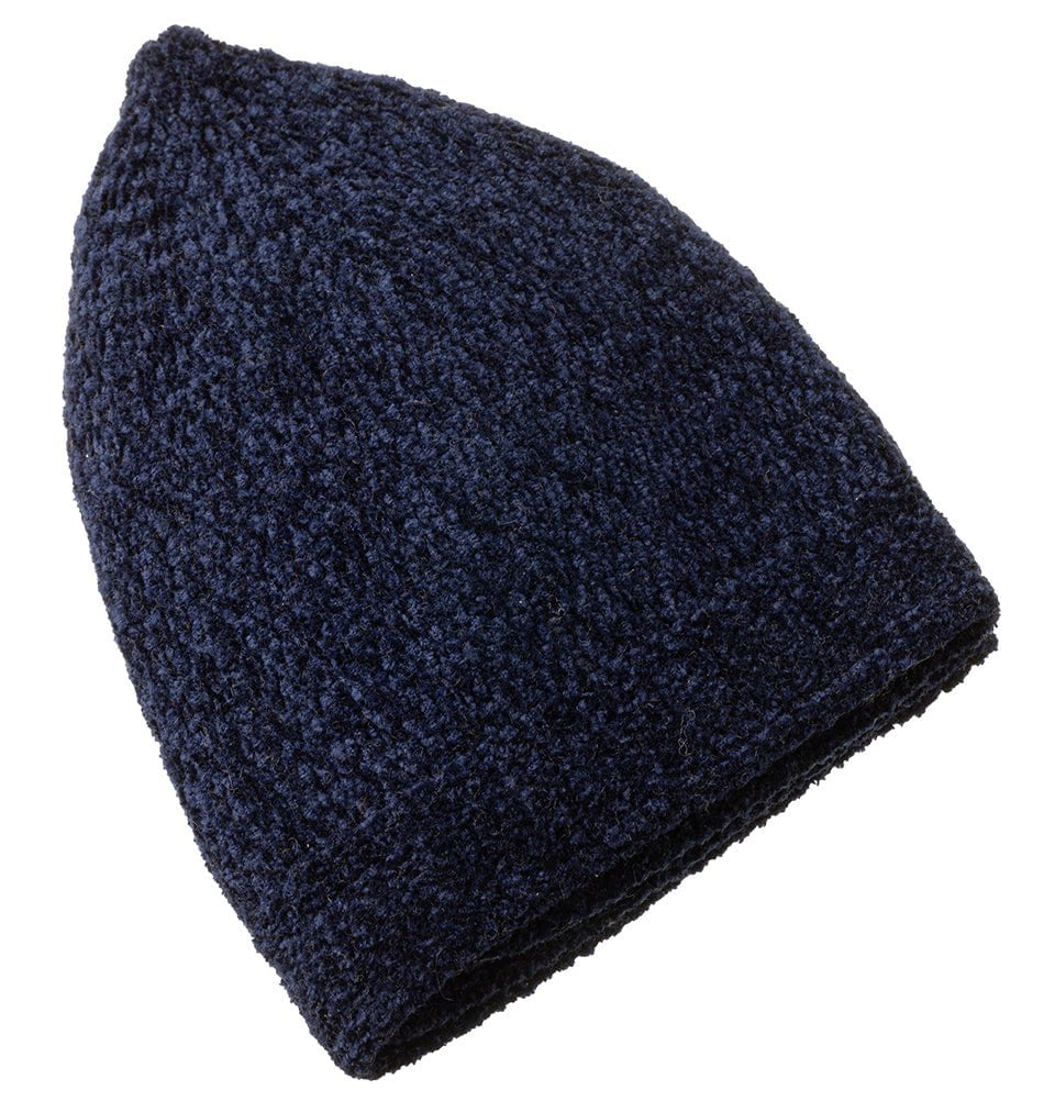 Modefa Kufi Navy Blue Men's Premium Islamic Chenille Comfort Knitted Kufi - Navy Blue