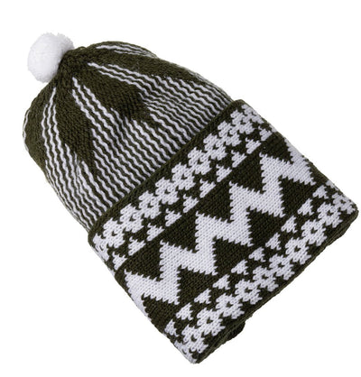 Modefa Kufi Olive Green Men's Premium Islamic Haji Knitted Kufi - Olive Green