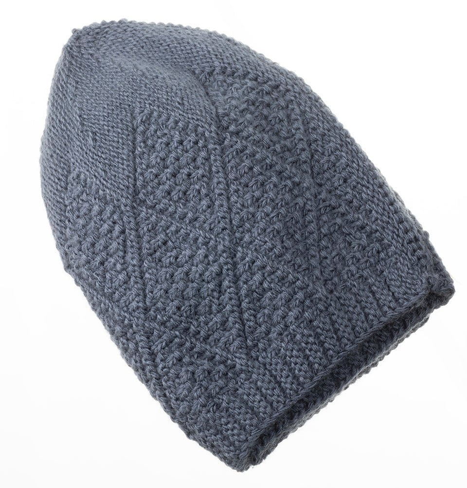 Modefa Kufi Slate Grey Men's Premium Islamic Diamond Knitted Kufi - Slate Grey