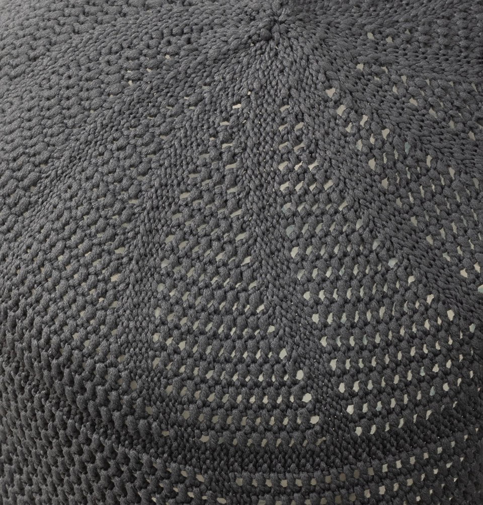 Modefa Kufi Steel Grey Men's Premium Islamic Dervish Knitted Kufi - Steel Grey