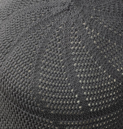 Modefa Kufi Steel Grey Men's Premium Islamic Dervish Knitted Kufi - Steel Grey