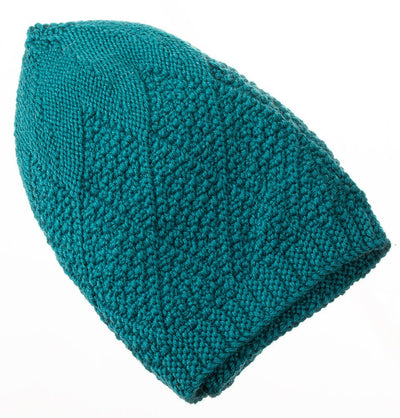 Modefa Kufi Turquoise Men's Premium Islamic Diamond Knitted Kufi - Turquoise