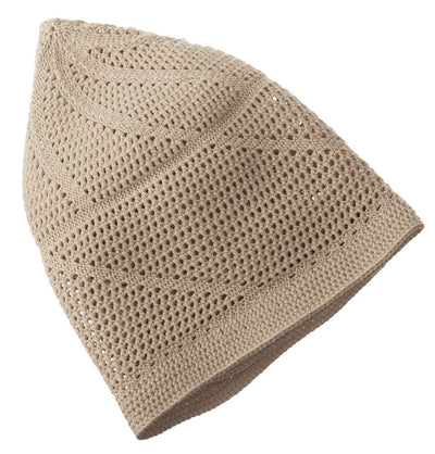 Modefa Kufi Tuscan Beige Men's Premium Islamic Dervish Knitted Kufi - Tuscan Beige