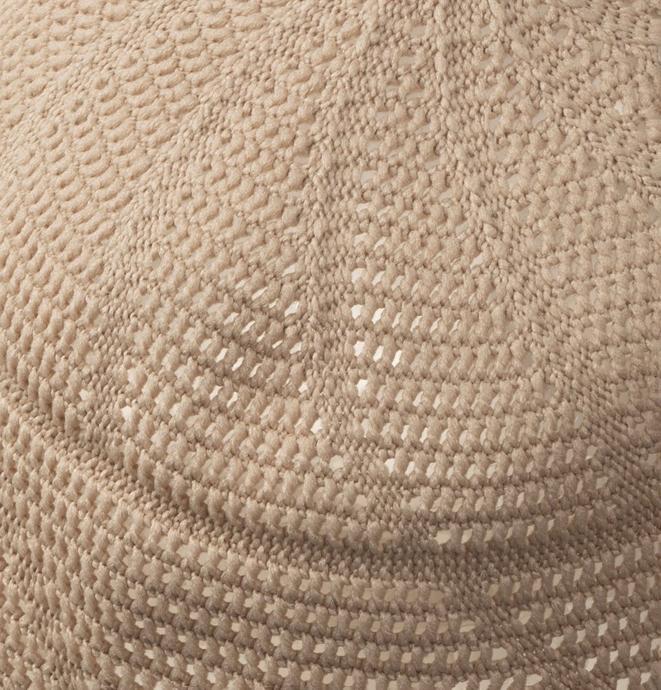 Modefa Kufi Tuscan Beige Men's Premium Islamic Dervish Knitted Kufi - Tuscan Beige