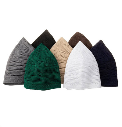 Modefa Kufi Tuscan Beige Men's Premium Islamic Dervish Knitted Kufi - Tuscan Beige
